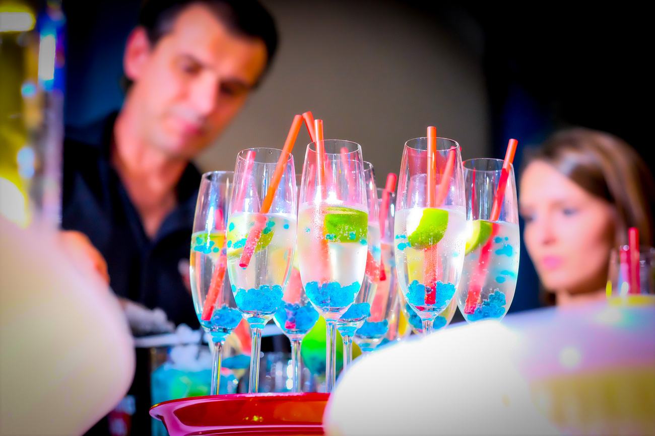 Cocktailbar bei einer Firmenveranstaltung